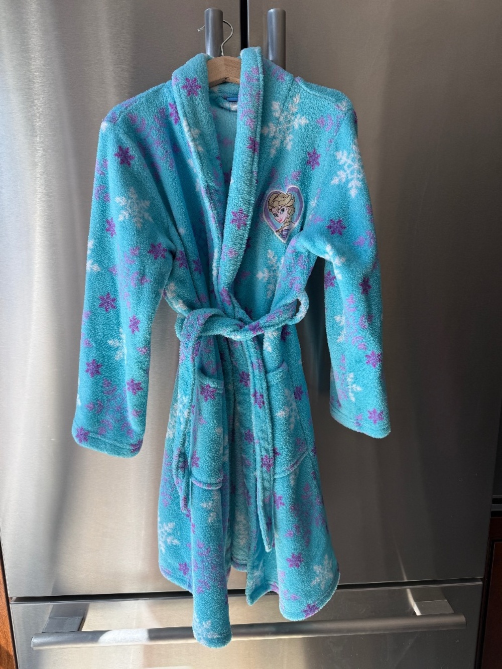 Disney Frozen Fleece Girls Robe Size 7/8